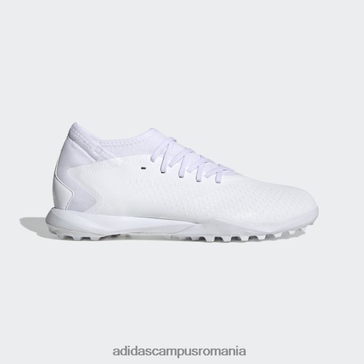 adidas campus romania precizie prădător.3 cizme de gazon albe unisex alb negru J266N212278