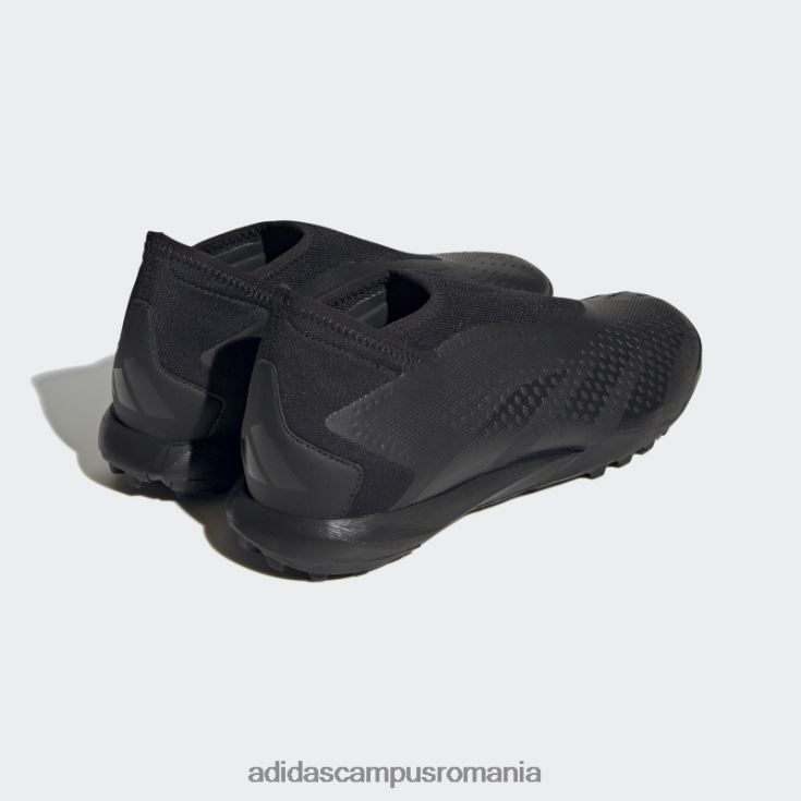adidas campus romania precizie prădător.3 cizme de gazon fără șireturi albe unisex alb negru J266N212233