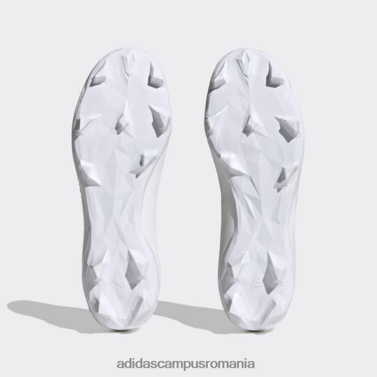 adidas campus romania precizie prădător.3 cizme fără șireturi pentru teren ferm alb unisex alb negru J266N212212