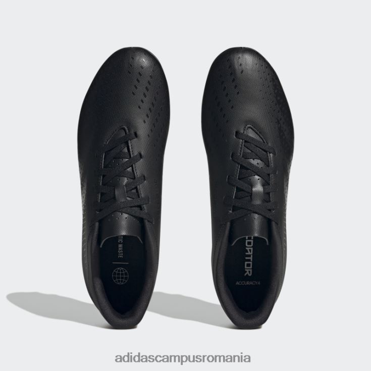 adidas campus romania precizie pradator.4 crape flexibile de sol negre unisex alb negru J266N24081