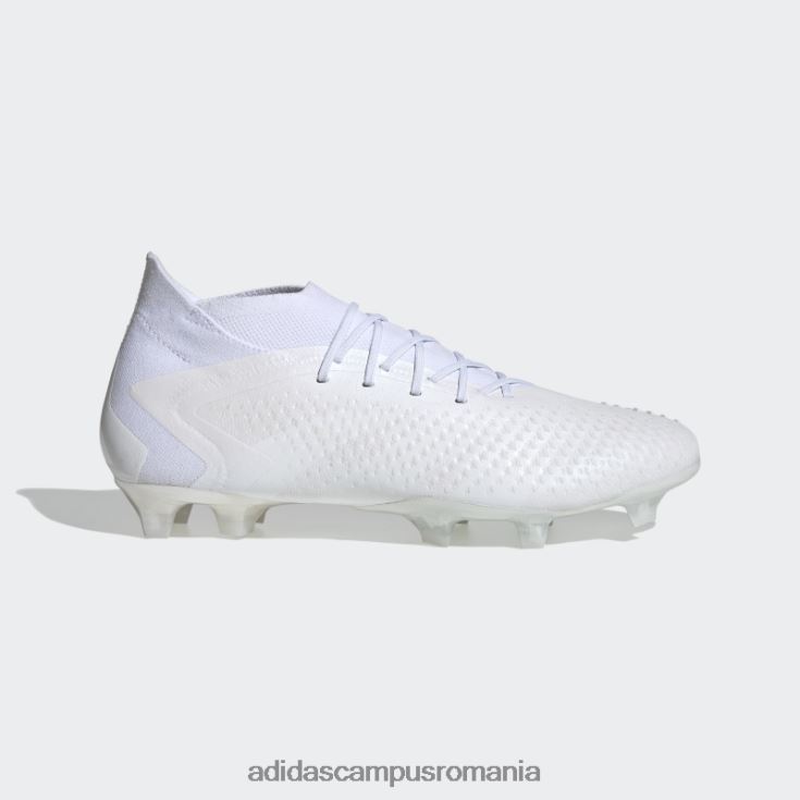 adidas campus romania precizie pradator alb.1 crampoane de teren ferm unisex alb negru J266N25963