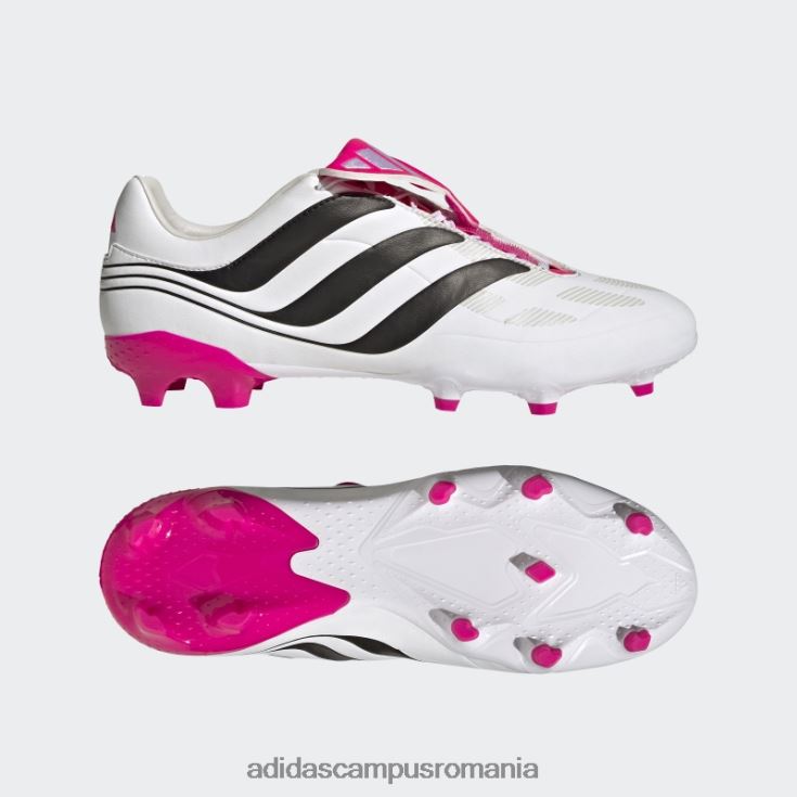 adidas campus romania precizie pradator alb.3 crampoane de teren ferm unisex alb/negru/roz J266N24336