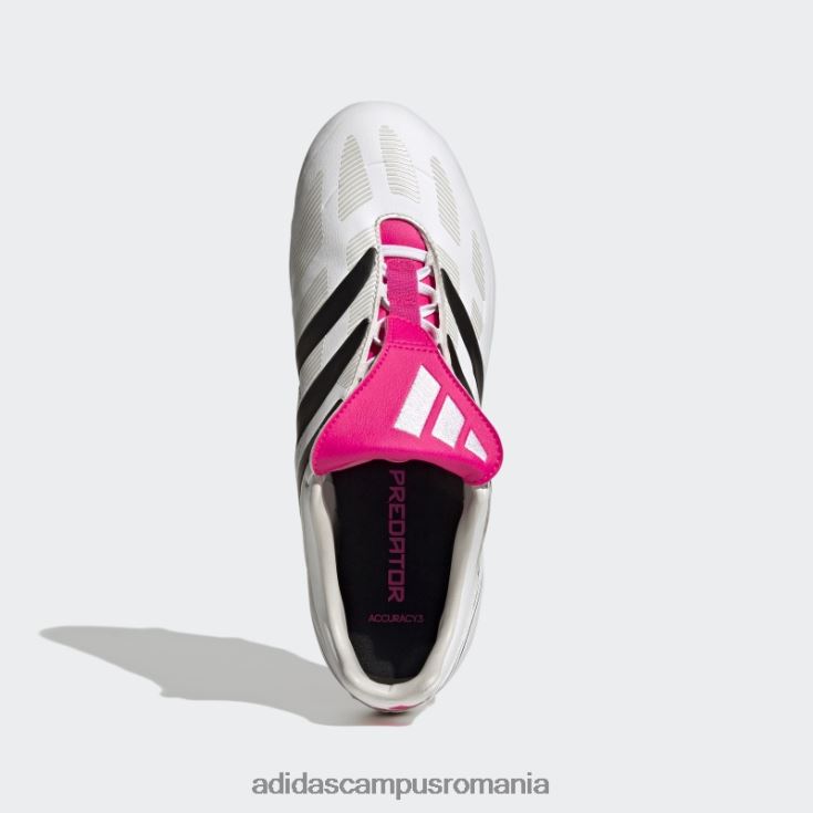 adidas campus romania precizie pradator alb.3 crampoane de teren ferm unisex alb/negru/roz J266N24336