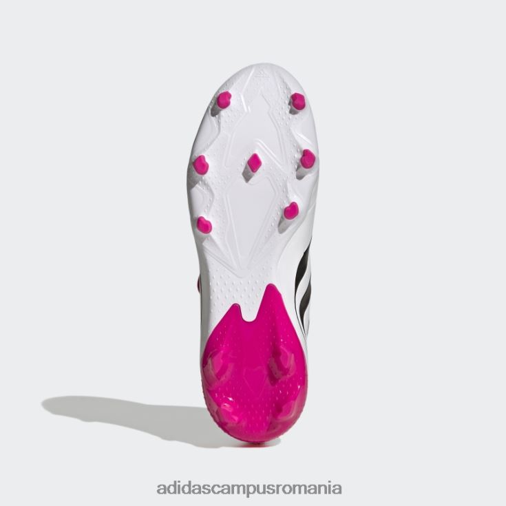 adidas campus romania precizie pradator alb.3 crampoane de teren ferm unisex alb/negru/roz J266N24336