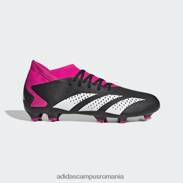 adidas campus romania precizie roz prădător.3 cizme de teren ferm unisex negru/alb/roz J266N2289
