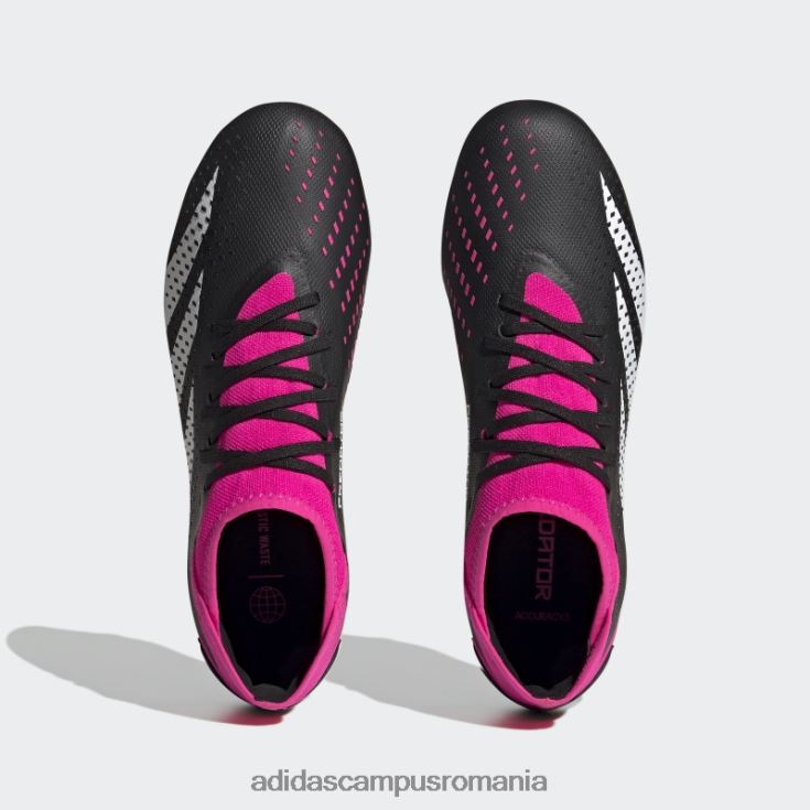 adidas campus romania precizie roz prădător.3 cizme de teren ferm unisex negru/alb/roz J266N2289