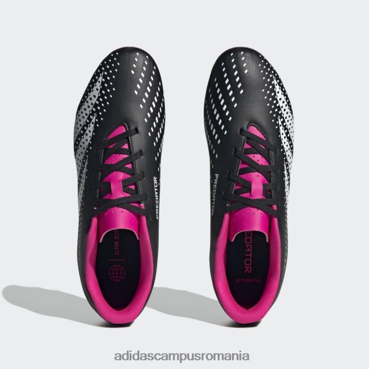 adidas campus romania precizie roz pradator.4 crampoane flexibile la sol unisex negru/alb/roz J266N24660