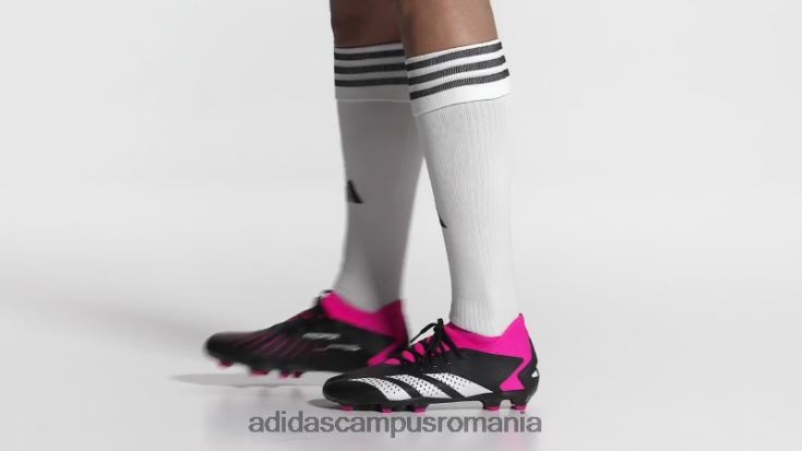 adidas campus romania predator accuracy.3 cizme teren ferm negru adidas unisex negru/alb/roz J266N212204