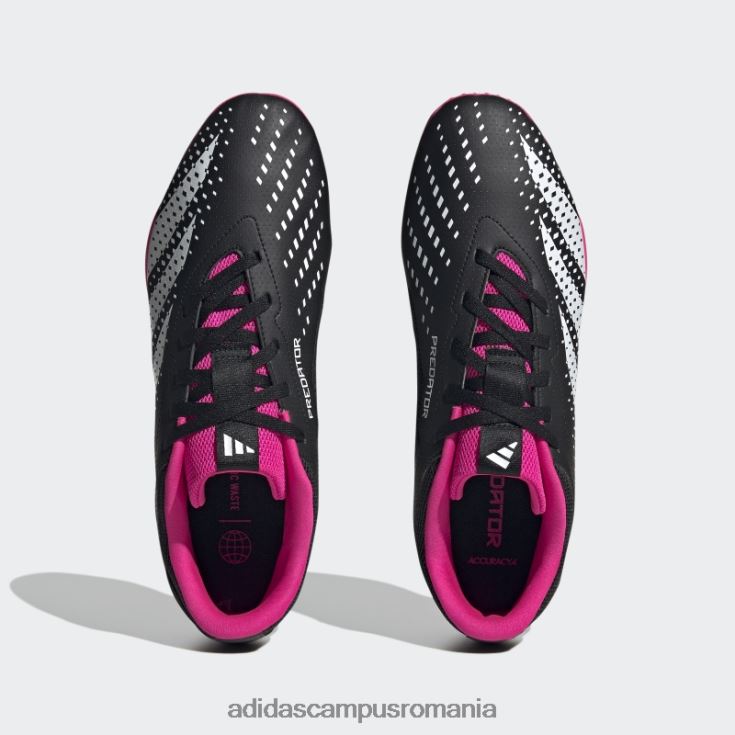 adidas campus romania predator accuracy.4 indoor sala boots black unisex negru/alb/roz J266N2290