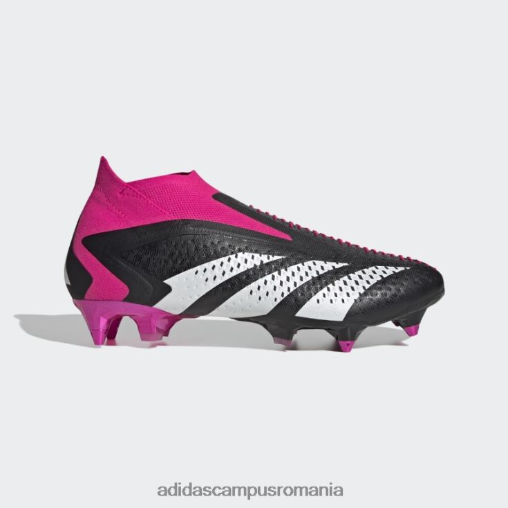 adidas campus romania predator accuracy+ cizme de teren moale negre unisex negru/alb/roz J266N212601