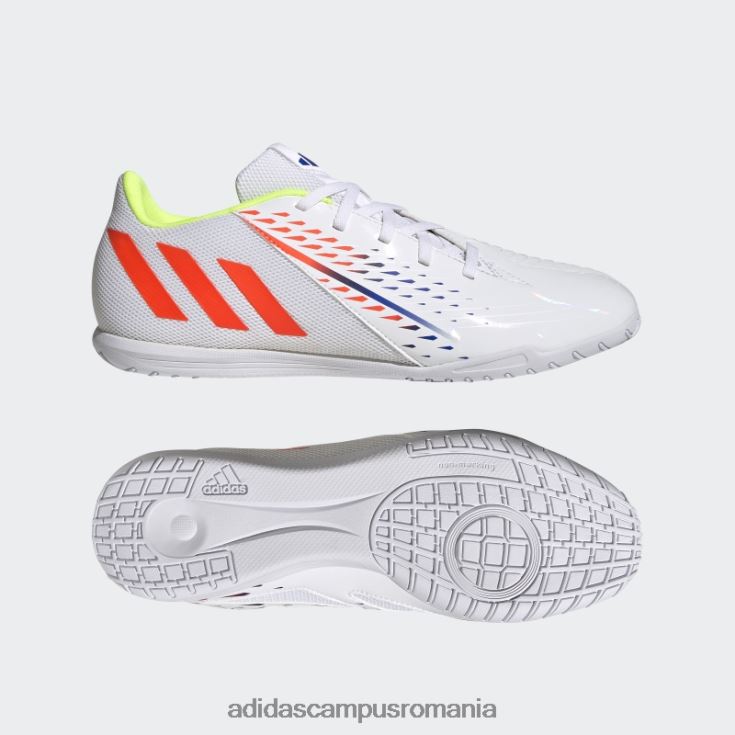 adidas campus romania predator edge.4 indoor sala pantofi alb adidas unisex alb/galben/albastru J266N24572