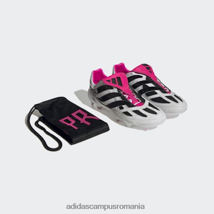 adidas campus romania predator precision+ crape pentru teren ferm alb unisex alb/negru/roz J266N24412