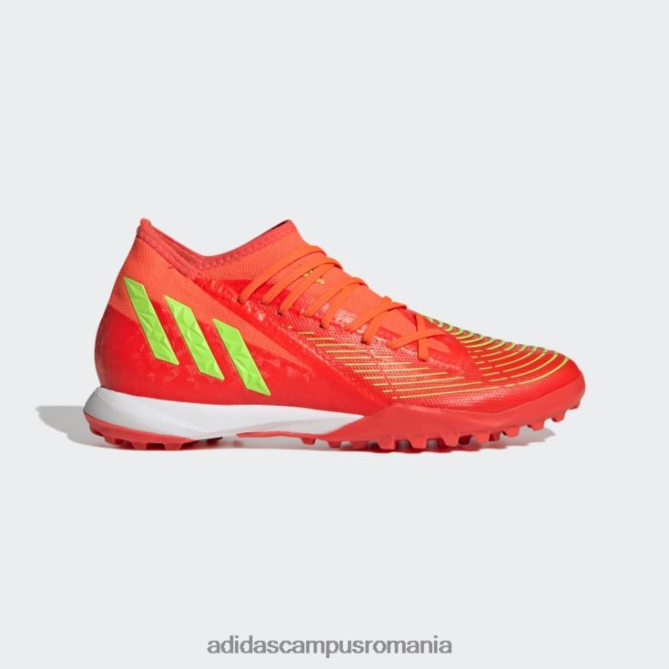 adidas campus romania roșu pradator edge.3 pantofi gazon modă unisex roșu/verde/negru J266N24828