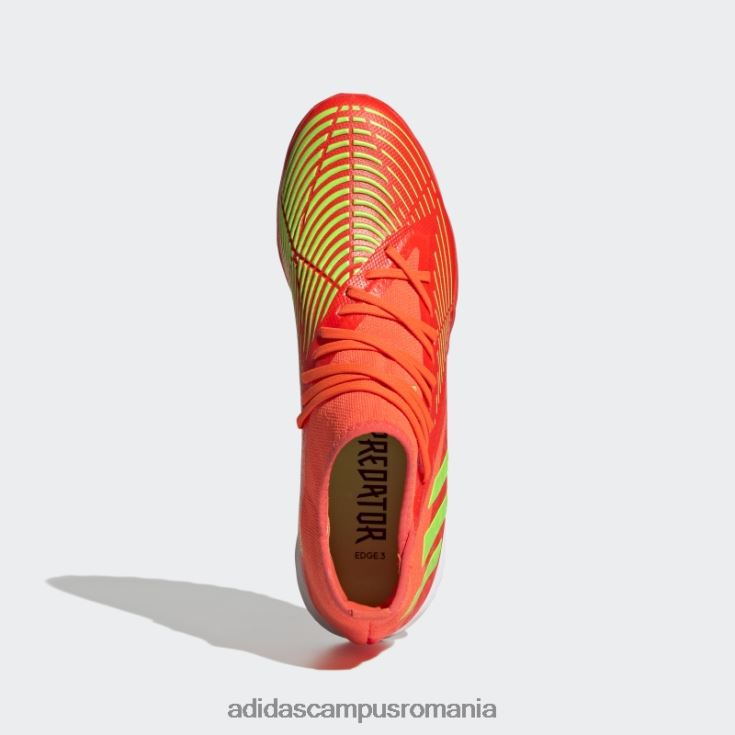 adidas campus romania roșu pradator edge.3 pantofi gazon modă unisex roșu/verde/negru J266N24828