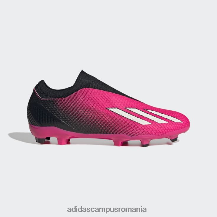 adidas campus romania roz x speedportal.3 crampoane de teren ferm fără șireturi adidas unisex roz/zero metalic/negru J266N25925