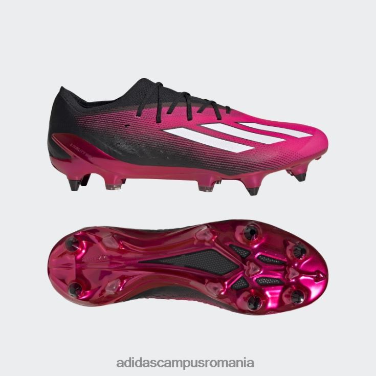 adidas campus romania x speedportal.1 cizme de teren moale roz unisex roz/alb/negru J266N212290