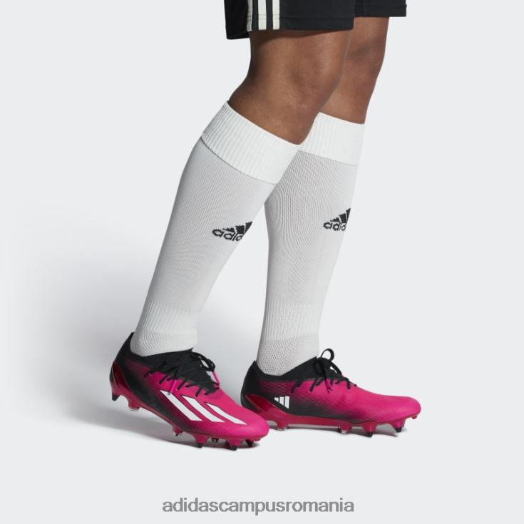 adidas campus romania x speedportal.1 cizme de teren moale roz unisex roz/alb/negru J266N212290