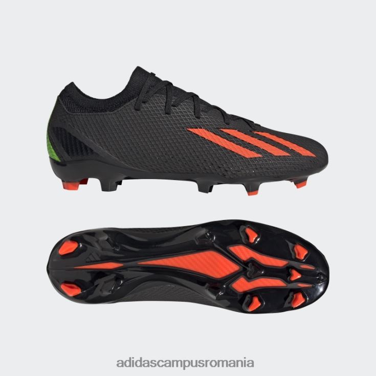 adidas campus romania x speedportal.3 cizme pentru teren ferm negru unisex negru/rosu/verde J266N2415