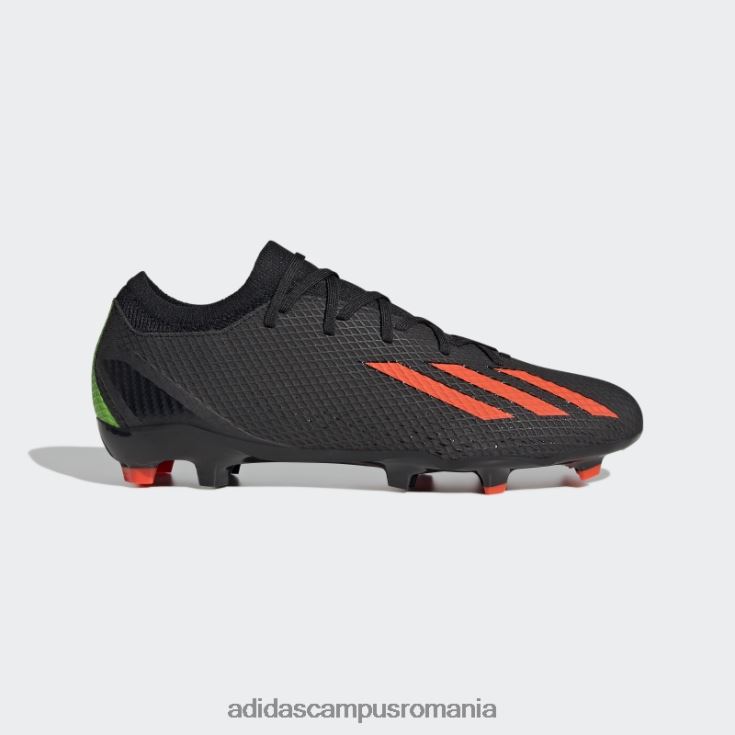 adidas campus romania x speedportal.3 cizme pentru teren ferm negru unisex negru/rosu/verde J266N2415
