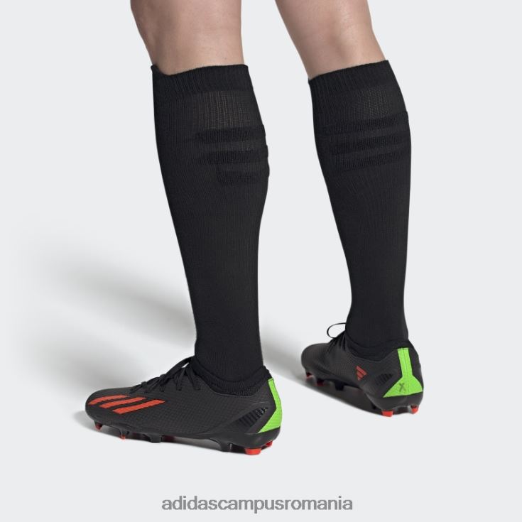 adidas campus romania x speedportal.3 cizme pentru teren ferm negru unisex negru/rosu/verde J266N2415