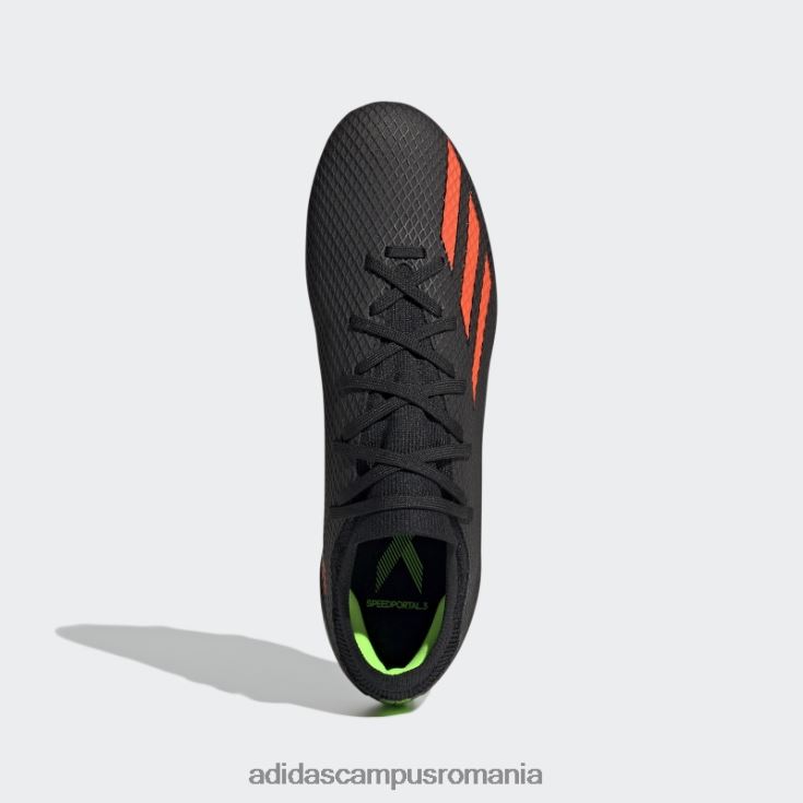 adidas campus romania x speedportal.3 cizme pentru teren ferm negru unisex negru/rosu/verde J266N2415
