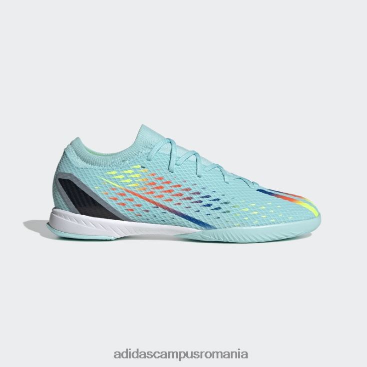 adidas campus romania x speedportal.3 pantofi indoor aqua unisex aqua/albastru/galben J266N25929
