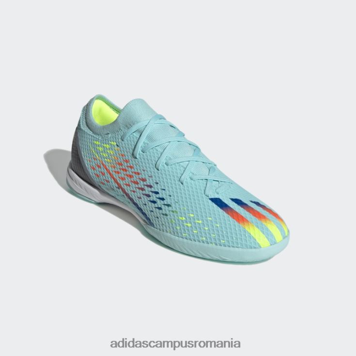 adidas campus romania x speedportal.3 pantofi indoor aqua unisex aqua/albastru/galben J266N25929