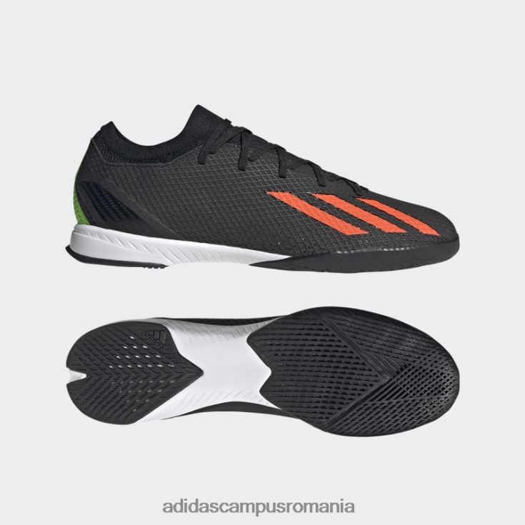 adidas campus romania x speedportal.3 pantofi indoor negru unisex negru/rosu/verde J266N24327