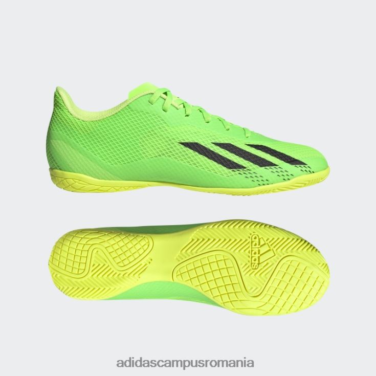 adidas campus romania x speedportal.4 cizme indoor verde adidas unisex verde/negru/galben J266N212930