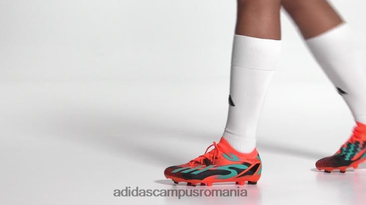 adidas campus romania x speedportal messi.3 crape de teren ferm portocaliu unisex portocaliu/papură cu mentă/negru J266N24604