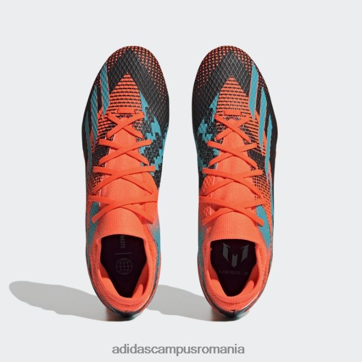 adidas campus romania x speedportal messi.3 crape de teren ferm portocaliu unisex portocaliu/papură cu mentă/negru J266N24604