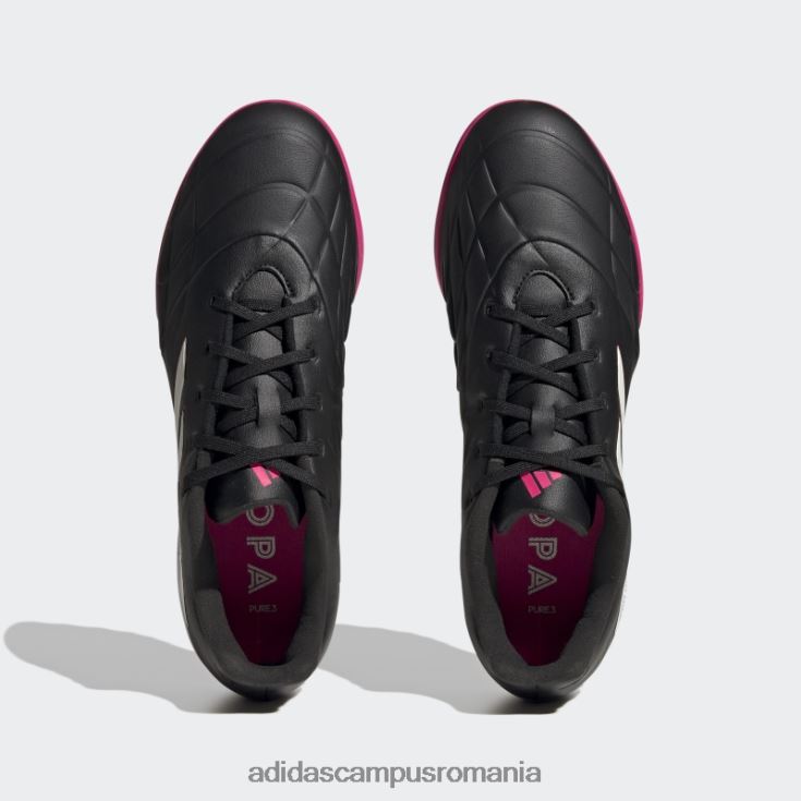 adidas campus romania zero metalic copa pure.3 pantofi gazon unisex negru/zero metalic/roz J266N24690
