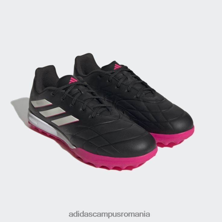 adidas campus romania zero metalic copa pure.3 pantofi gazon unisex negru/zero metalic/roz J266N24690