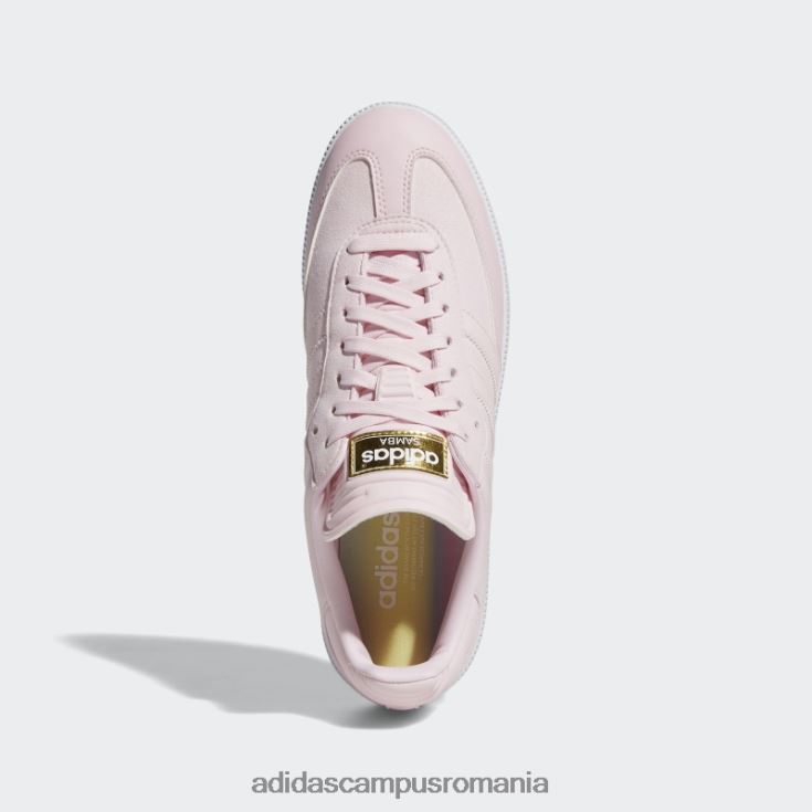 adidas campus romania Ediție specială samba pantofi de golf fără vârfuri roz unisex roz/alb J266N24825