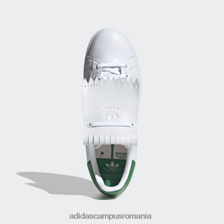 adidas campus romania pantofi de golf stan smith primegreen ediție specială fără vârfuri albi unisex alb/verde J266N24538