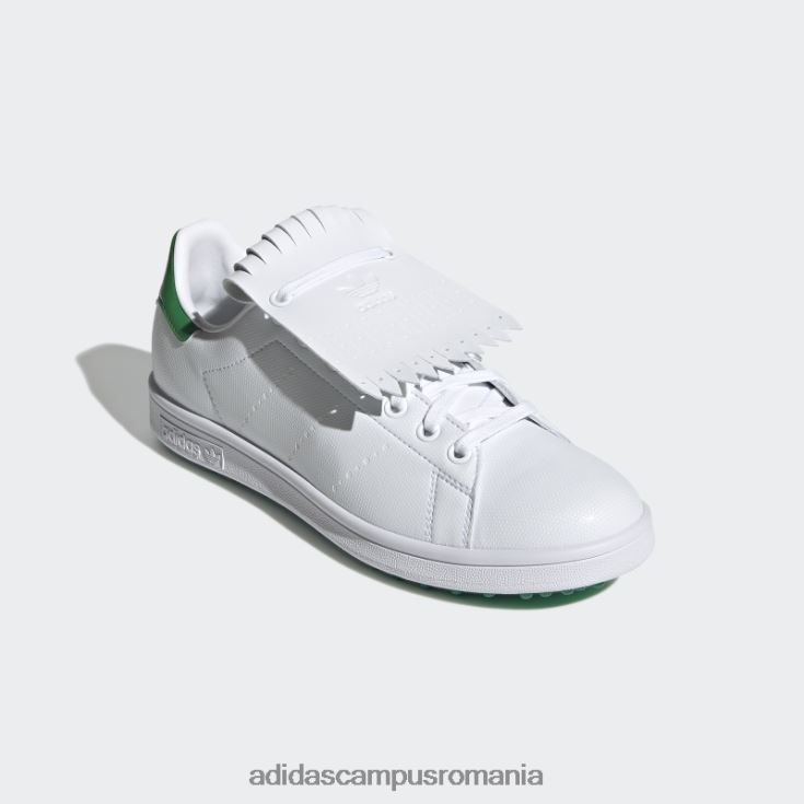adidas campus romania pantofi de golf stan smith primegreen ediție specială fără vârfuri albi unisex alb/verde J266N24538