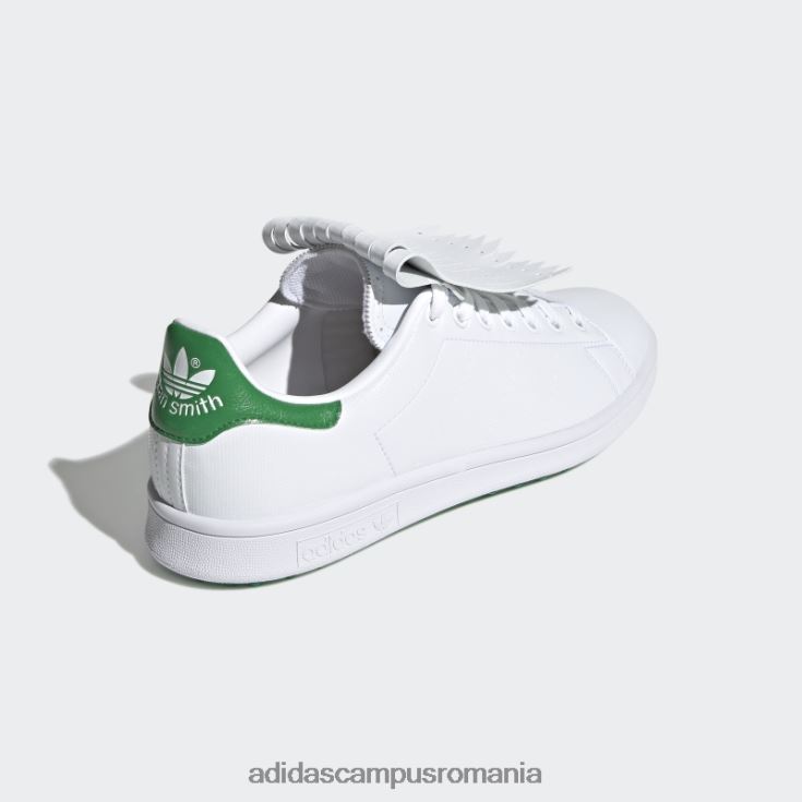 adidas campus romania pantofi de golf stan smith primegreen ediție specială fără vârfuri albi unisex alb/verde J266N24538