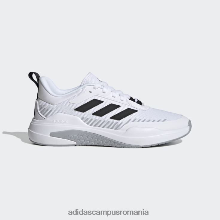adidas campus romania pantofi albi trainer v adidas unisex alb/negru/argintiu J266N24305