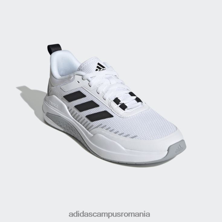 adidas campus romania pantofi albi trainer v adidas unisex alb/negru/argintiu J266N24305