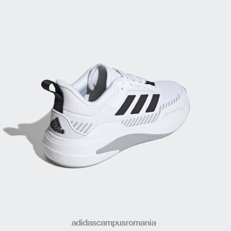 adidas campus romania pantofi albi trainer v adidas unisex alb/negru/argintiu J266N24305