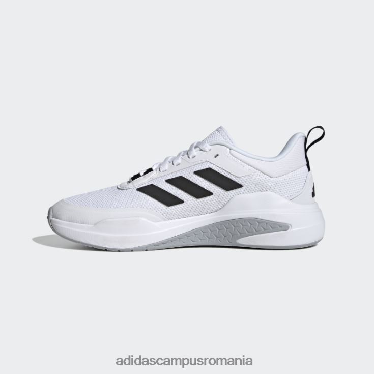 adidas campus romania pantofi albi trainer v adidas unisex alb/negru/argintiu J266N24305