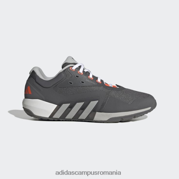 adidas campus romania pantofi antrenori dropset gri unisex gri/alb J266N212812
