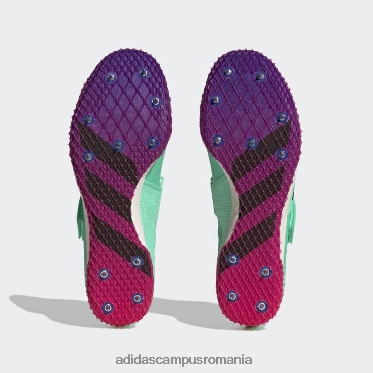 adidas campus romania pantofi de saritura in inaltime adizero menta unisex menta/negru/albastru J266N213057