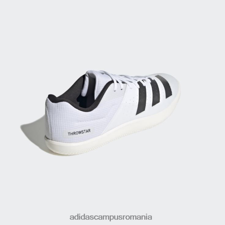 adidas campus romania pantofi throwstar albi unisex alb/metalic/negru J266N212686
