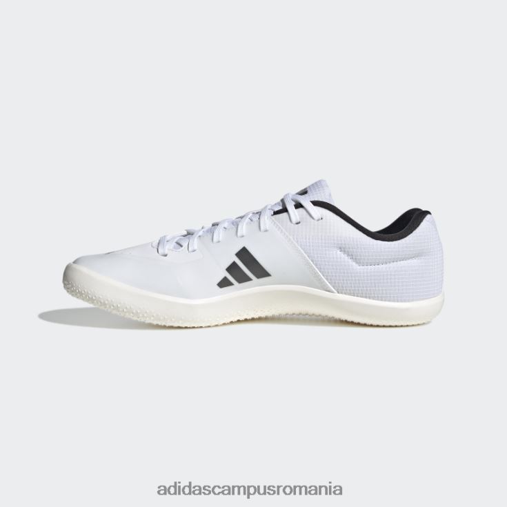 adidas campus romania pantofi throwstar albi unisex alb/metalic/negru J266N212686