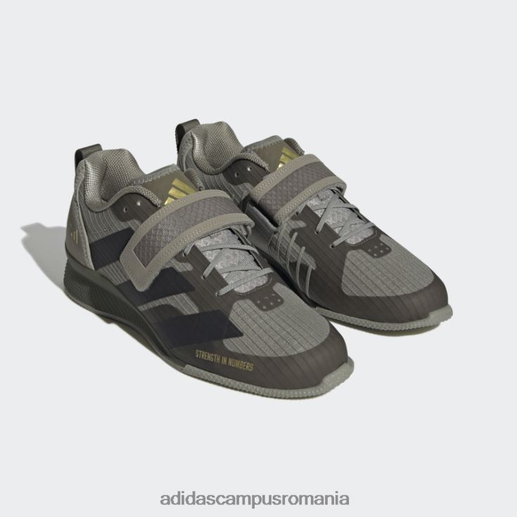 adidas campus romania argintiu pebble adipower haltere 3 pantofi unisex pietriș argintiu/negru/măslin J266N212412
