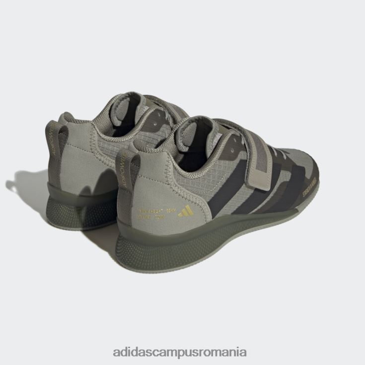 adidas campus romania argintiu pebble adipower haltere 3 pantofi unisex pietriș argintiu/negru/măslin J266N212412