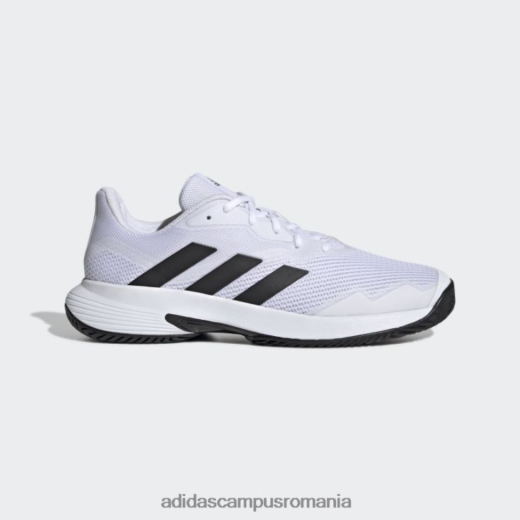 adidas campus romania Courtjam control pantofi de tenis negri unisex alb negru J266N212954