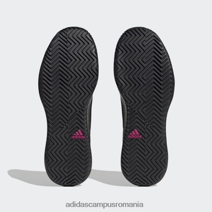 adidas campus romania pantofi de tenis de viteză sfidătoare negri adidas unisex zori negru/albastru/fucsia J266N212396