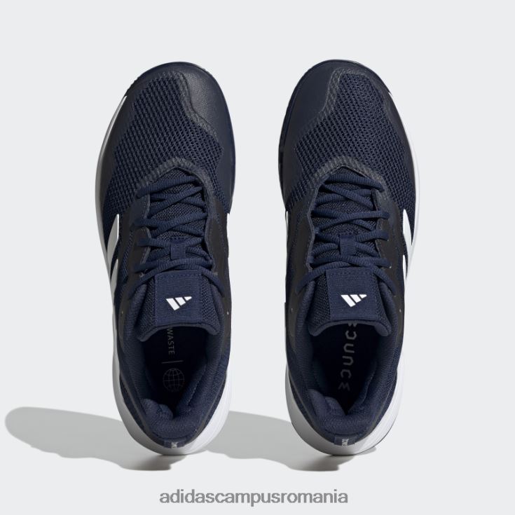 adidas campus romania pantofi tenis courtjam control bleumarin unisex bleumarin/alb J266N212565